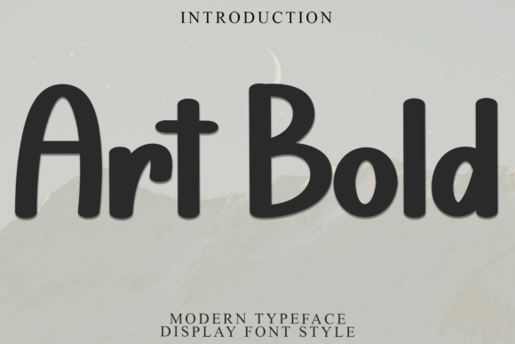 Art Bold: A Strong Display Font for Modern Editorial Design