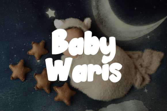 Baby Waris: A Stylish Display Font for Modern Web and Brand Design
