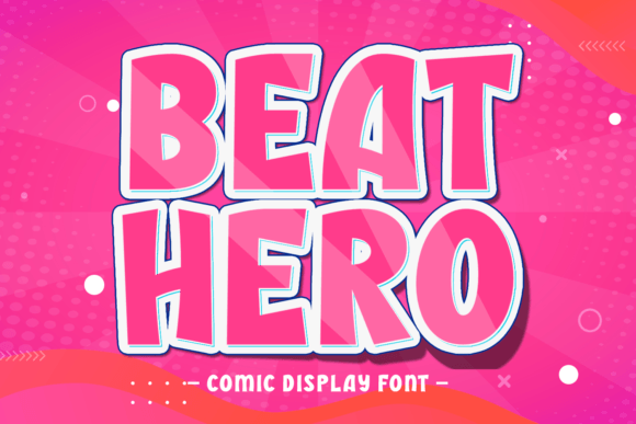 Beat Hero: A Playful Display Font for Dynamic Editorial Design