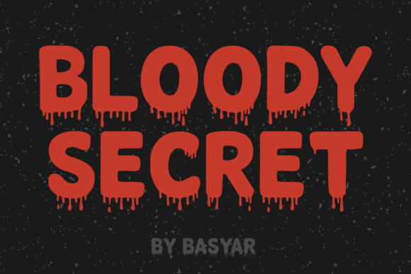 Bloody Secret Font: Adding Horror Flair to Web Design Projects