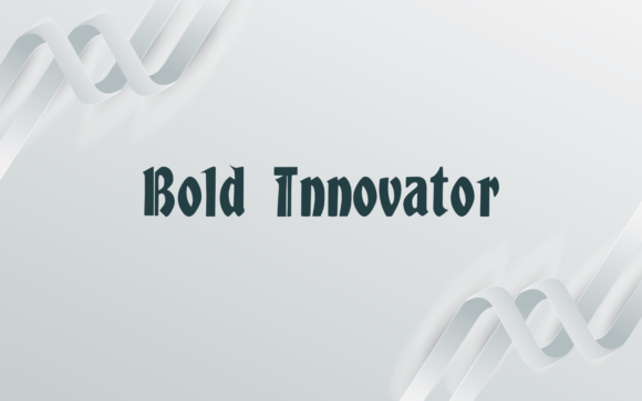 Bold Innovator: A Display Font for Modern Web Design and Brand Identity