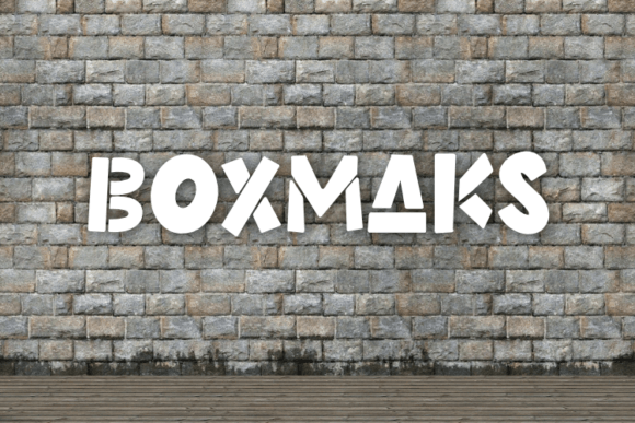 Boxmaks: A Display Font That Elevates Editorial Design with Fabric-Inspired Flair