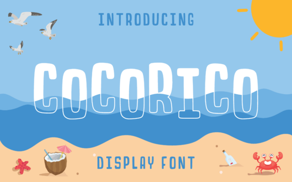 Cocorico: A Playful Display Font for Modern Web Design Projects
