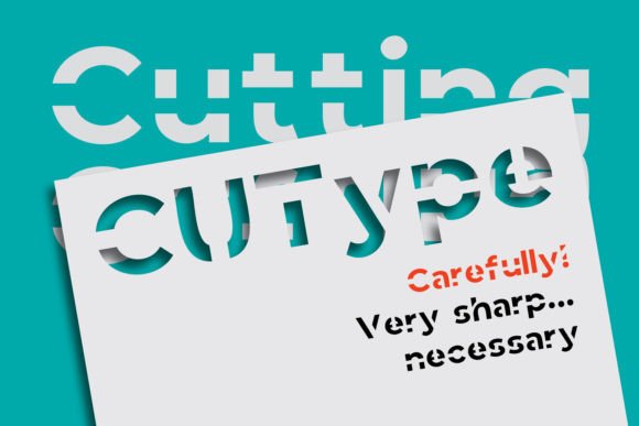 Cutype: A Bold Display Font for Editorial Design and Digital Publishing