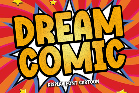 Dream Comic: A Cheerful Display Font for Editorial Design