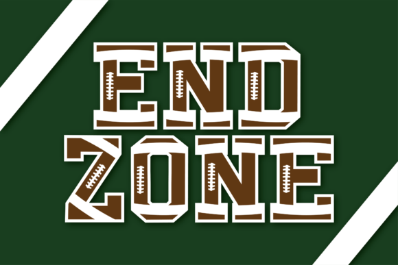 End Zone Font: A Bold Display Typeface for Sports-Inspired Campaigns