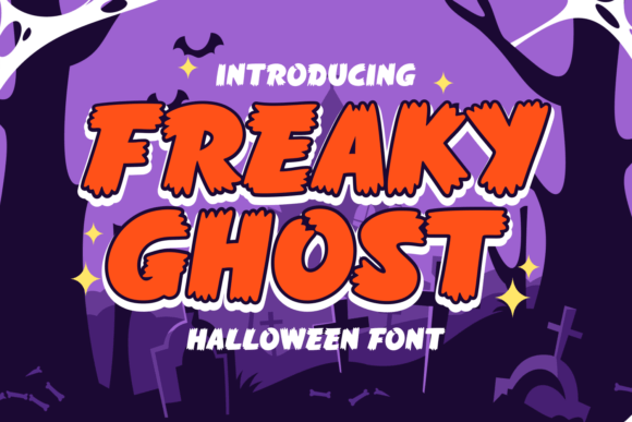 Freaky Ghost Font: A Bold Display Typeface for Halloween Campaigns