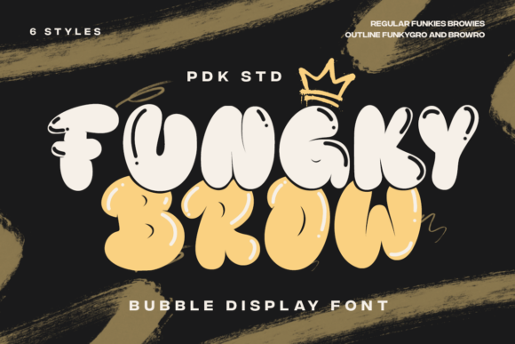 Funky Brow: A Playful Display Font for Bold Editorial Design