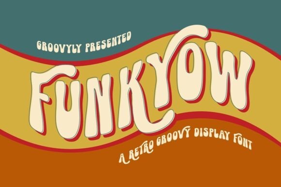 Funkyow: A Cheerful Display Font for Playful Editorial Design