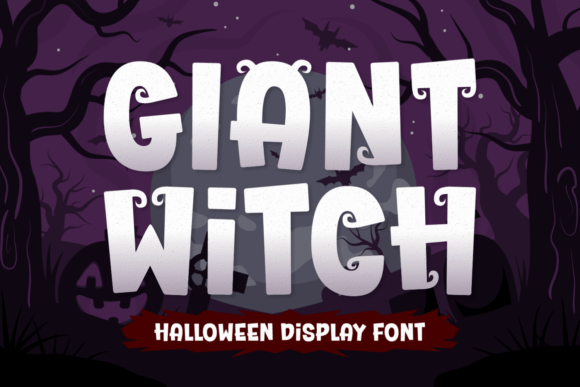 Giant Witch: A Playful Display Font for Magical Web Design