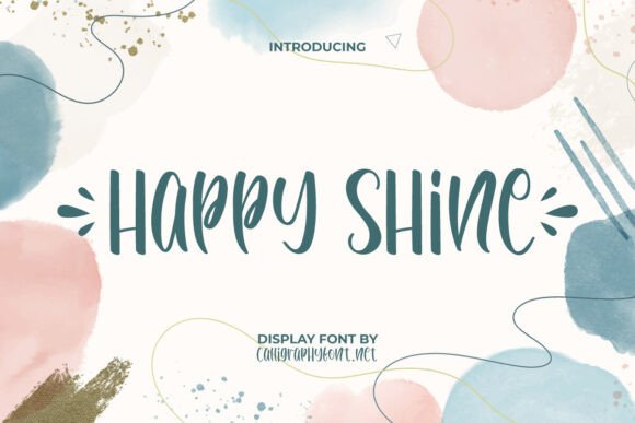 Happy Shine Font: Radiating Joy in Modern Web Design
