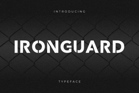 Ironguard: A Bold Display Font That Elevates Small Business Branding