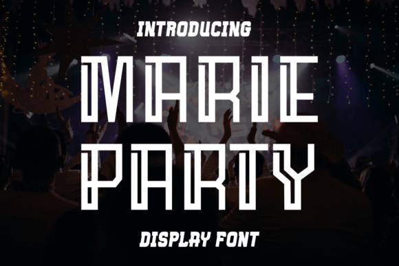 Marie Party: A Bold Display Font for Modern Editorial Design
