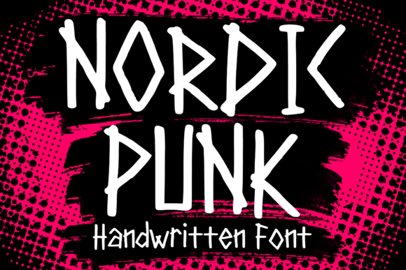 Nordic Punk: A Bold Display Font for Crafters and Product Designers