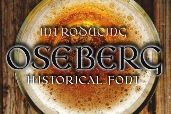 Oseberg: A Gothic-Inspired Display Font for Bold Campaign Typography