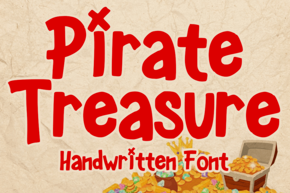 Pirate Treasure: A Playful Display Font for Bold Branding Projects