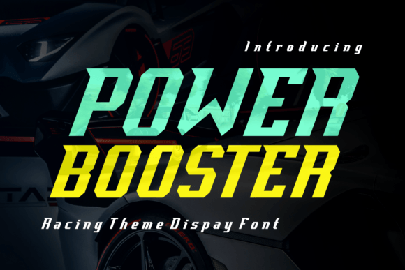 Power Booster Font: A Bold Display Typeface for Digital Designers