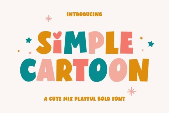 Simple Cartoon: A Playful Display Font for Joyful Branding Projects