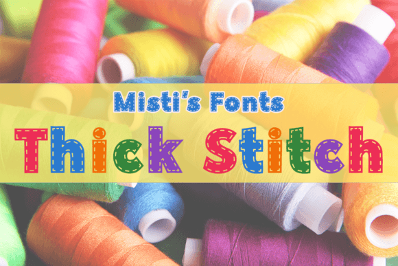 Thick Stitch: A Cozy Display Font for Bold Web Design Moments
