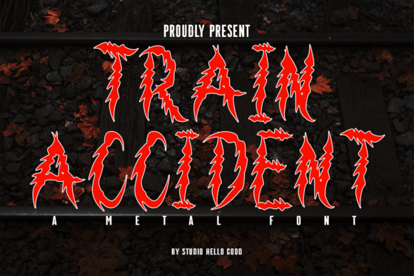 Train Accident Font: A Bold Display Typeface for High-Impact Web Design